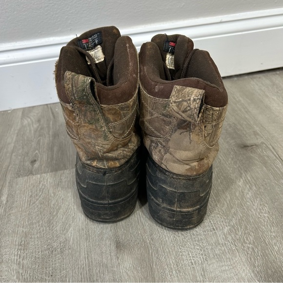 Ozark Trail Men's Hunting Hiking Outdoor Camo Heavy Duty Steel Toe Boots Size 10 - Picture 4 of 7